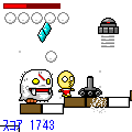 スノーＧの当時のゲーム画面