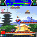シティコネクション・ロケットの当時のゲーム画面3