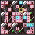 9x9パズルの当時のゲーム画面2