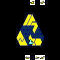 PolyShapes eggの当時のゲーム画面