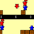 VSのっぺら雑技団の当時のゲーム画面