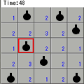 爆弾くん（i-shot版）の当時のゲーム画面