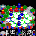 RED VS BLUEの当時のゲーム画面