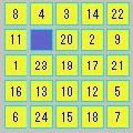 24 puzzleの当時のゲーム画面