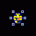 TRIHEXの当時のゲーム画面2