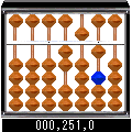 (・∀・)そろばんiアプリの当時のゲーム画面