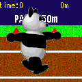 パンダ100mの当時のゲーム画面