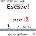 Escape!の当時のゲーム画面