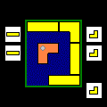 PolyShapes EASYの当時のゲーム画面
