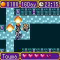ヴァンパイアハーツの当時のゲーム画面