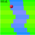 PapiRiverの当時のゲーム画面