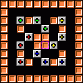 LINE BLOCKS(QVGA)の当時のゲーム画面