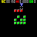 BLOCKSQUARESの当時のゲーム画面