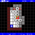 地雷原突破２の当時のゲーム画面