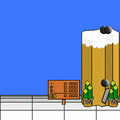 鉄球飛ばし!!(正月VER)の当時のゲーム画面