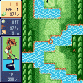 ポケットゴルフの当時のゲーム画面