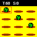 スイカの当時のゲーム画面