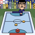 ガレッジセールの琉球ホッケーの当時のゲーム画面