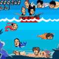 芸人フィッシングの当時のゲーム画面