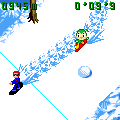 爆走超最速スノボ伝説の当時のゲーム画面3