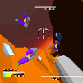 STAR DEVASTATORの当時のゲーム画面