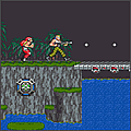 魂斗羅の当時のゲーム画面2