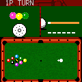 エキサイティングビリヤードの当時のゲーム画面2