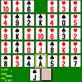 CARD GAME GOLFの当時のゲーム画面