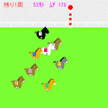 馬となっちゃった2歳編の当時のゲーム画面4