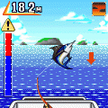 ポケットボートフィッシングの当時のゲーム画面