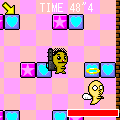 ツキモチを捕まえろの当時のゲーム画面2