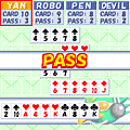 ７ならべの当時のゲーム画面