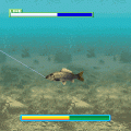 川のぬし釣りの当時のゲーム画面3