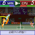 ポケットバドミントンの当時のゲーム画面
