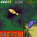 じぇーむす地獄投げの当時のゲーム画面