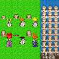 じゃんけんモグラたたきの当時のゲーム画面3