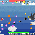 ドナドナちゃんシューティングの当時のゲーム画面4