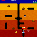 ディグダグの当時のゲーム画面2
