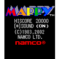 マッピーの当時のゲーム画面