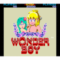 ワンダーボーイの当時のゲーム画面