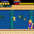 ワンダーボーイの当時のゲーム画面2