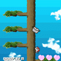 ドナドナちゃんの木登りの当時のゲーム画面3