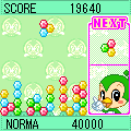 ヘキサゴン★大フィーバーの当時のゲーム画面