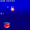 収集CHIN鯛の当時のゲーム画面3
