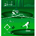 燃えろ!!プロ野球の当時のゲーム画面