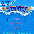 ポケットサーフィンの当時のゲーム画面