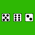 サイコロの当時のゲーム画面