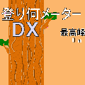 登り何メーターDXの当時のゲーム画面