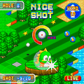 バブルンゴルフ 体験版の当時のゲーム画面