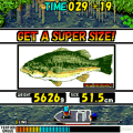 バス★フィッシングの当時のゲーム画面